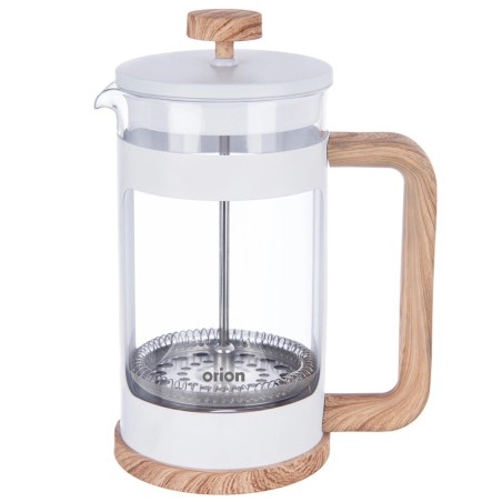 WHITELINE klaasist kolviga kohvi- ja teepruulija 650 ml