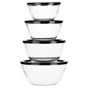 Kaanega klaasnõud 750 ml / 1 liitrit / 1, 5 liitrit / 2 liitrit 4 tk.