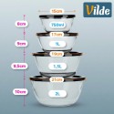 Kaanega klaasnõud 750 ml / 1 liitrit / 1, 5 liitrit / 2 liitrit 4 tk.