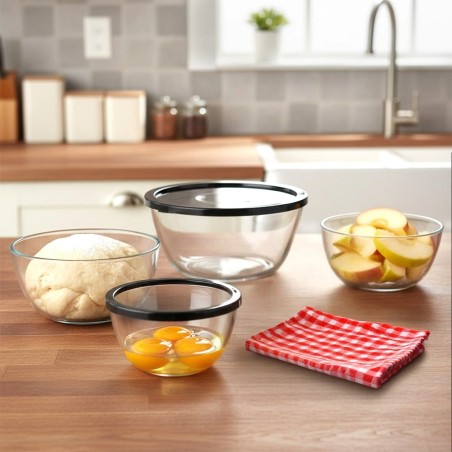 Kaanega klaasnõud 750 ml / 1 liitrit / 1, 5 liitrit / 2 liitrit 4 tk.