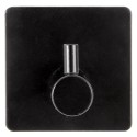 Konks isekleepuv riidepuu must RADKA 4,5x4,5 cm 2 tk.