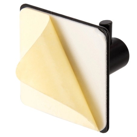 Konks isekleepuv riidepuu must RADKA 4,5x4,5 cm 2 tk.