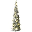 Helendava koonusega jõulupuu, roheline, 30 LED-i, 60 cm