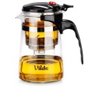 Klaaskann koos äravooluga teetõmmisega, 600 ml