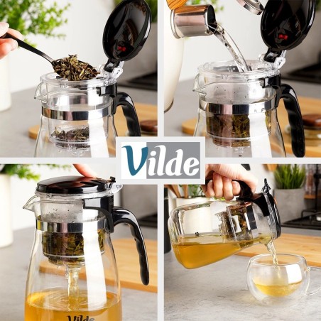 Klaaskann koos tühjendustee infusiooniga, 960 ml
