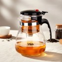 Klaaskann tühjendatud tee infusiooniseadmega 1, 65 liitrit