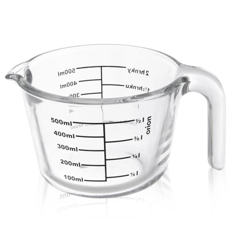 Klaasist köögimõõtetops 500 ml
