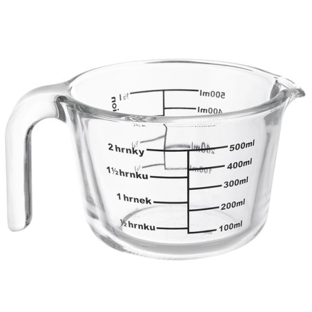 Klaasist köögimõõtetops 500 ml
