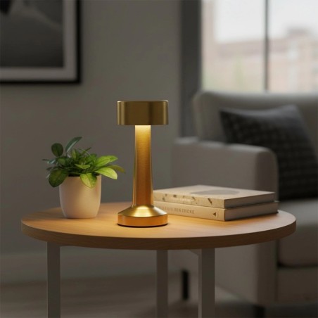 Kuldne laualamp 21 LED 21 cm