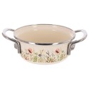 Kreemjas emailitud pott MAKI 16 cm, 950 ml