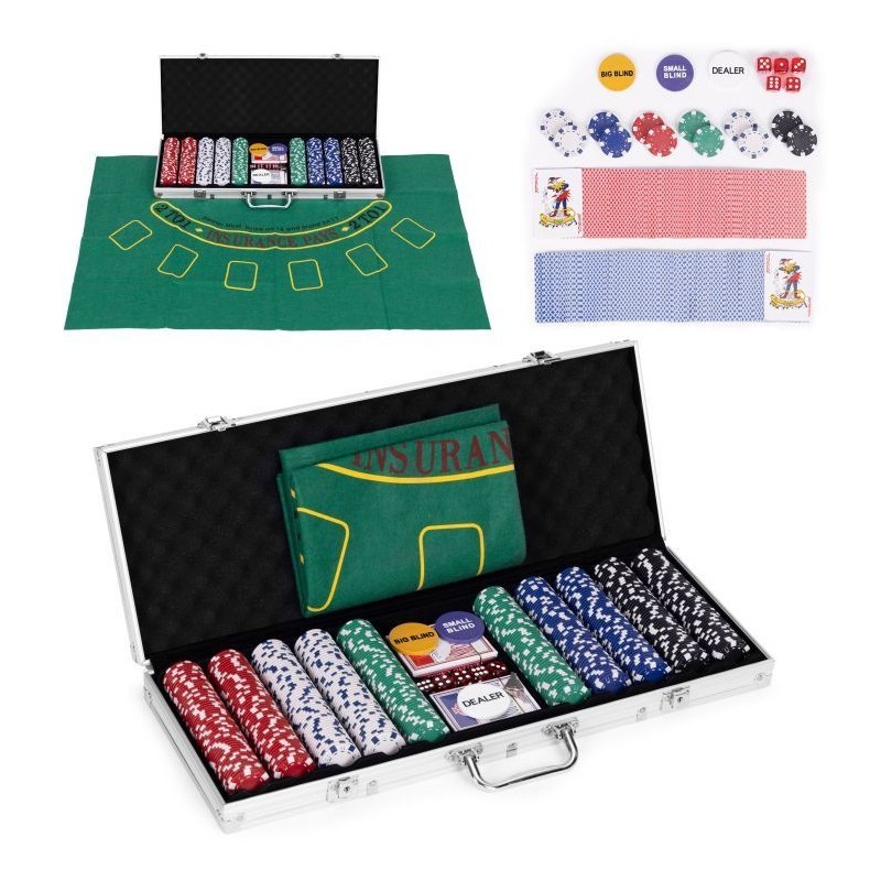 Blackjacki pokkeri komplekt 500 žetooni, 2... | FreshDesign.ee