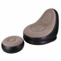 Täispuhutav lamamistool jalatoega, diivan, puhv, pump, 2-in-1 komplekt