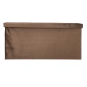 Panipaigaga tumba avatav, kokkupandav, veluur, 76x38x38cm, pruun