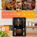 Kahekambriline vertikaalne rasvavaba fritüür 12 liitrit Õhkfritüür Berdseni fritüür 2800W BD-664