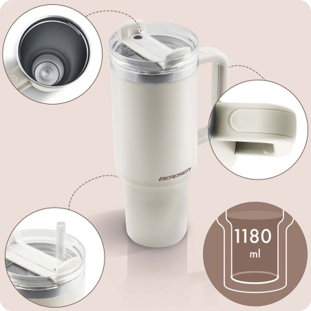 Kõrrega vaakumtermostops 1180 ml Berdseni kreem