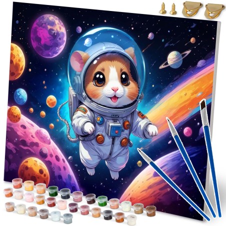 Maal numbrite järgi 40x50 cm Astronaut