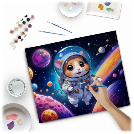 Maal numbrite järgi 40x50 cm Astronaut