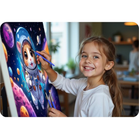 Maal numbrite järgi 40x50 cm Astronaut