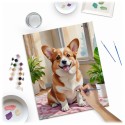 Maalimine numbrite järgi 40x50 cm Corgi koer