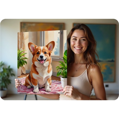 Maalimine numbrite järgi 40x50 cm Corgi koer