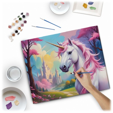 Maal numbrite järgi 40x50 cm Unicorn