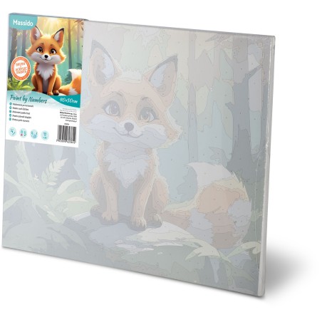 Maal numbrite järgi 40x50 cm Rebane