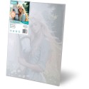 Maal numbrite järgi 40x50 cm Naise portree hobusega