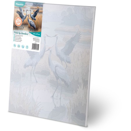 Maal numbrite järgi 40x50 cm Cranes