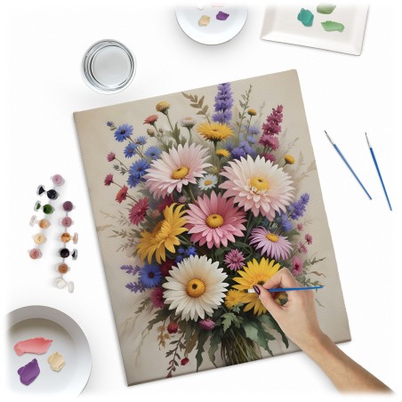 Maal numbrite järgi 40x50 cm Flowers