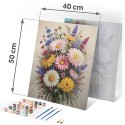 Maal numbrite järgi 40x50 cm Flowers