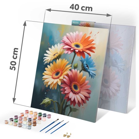 Maal numbrite järgi 40x50 cm  Flowers