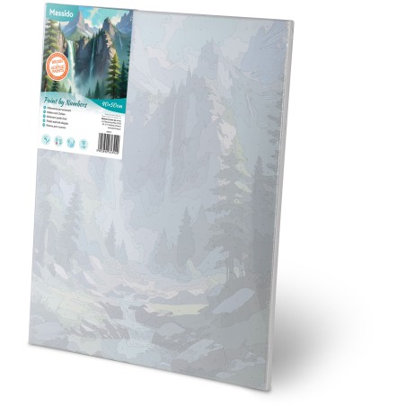 Maal numbrite järgi 40x50 cm mägimaastik