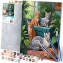 Maalimine numbrite järgi 40x50 cm Cats