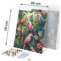 Maal numbrite järgi 40x50 cm Parrots