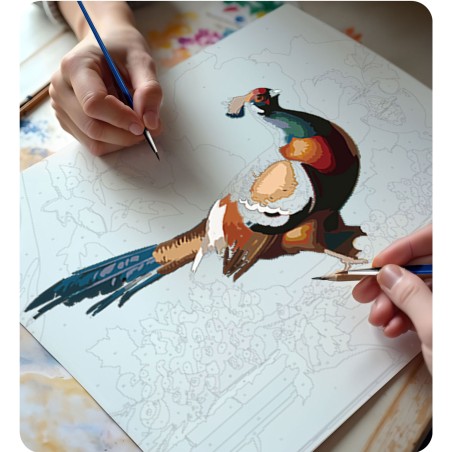 Maal numbrite järgi 40x50 cm Pheasant
