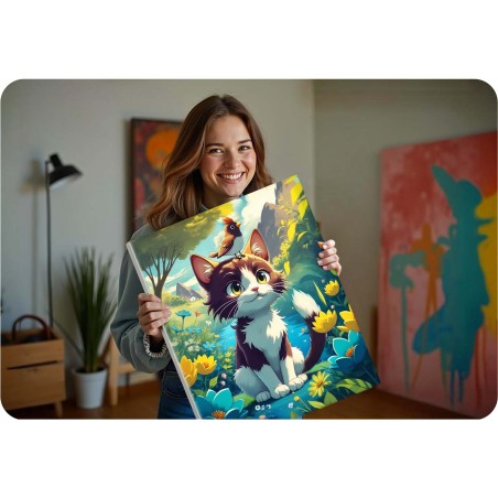 Maal numbrite järgi 40x50 cm Massido Kotek