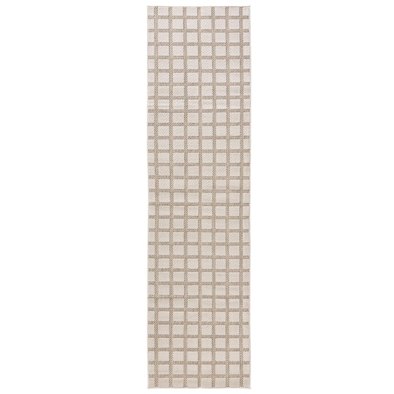 Sise- ja välivaip Kaleo kreem/beež 70x200 cm