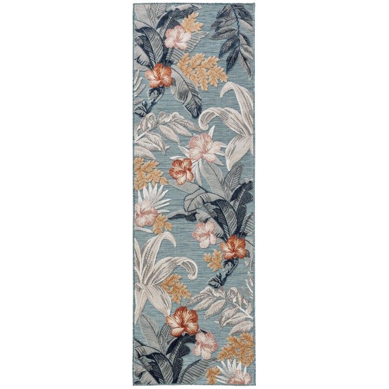 In- & Outdoor Runner Flora Multicolour 80x250 cm