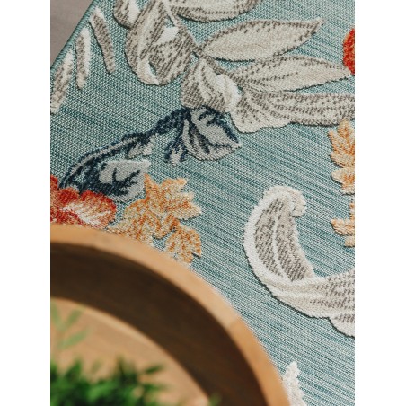 In- & Outdoor Runner Flora Multicolour 80x250 cm