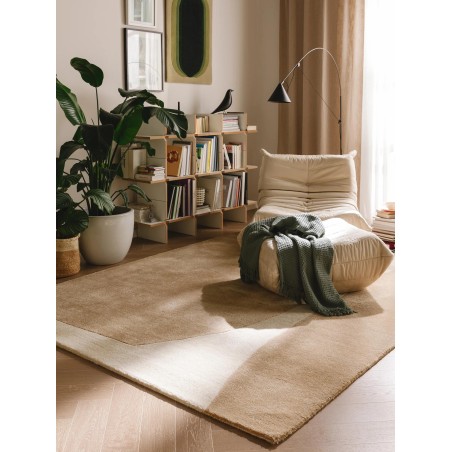 Taaskasutatud materjalist vaip Smilla Beige 160x230 cm
