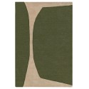 Taaskasutatud materjalist vaip Smilla Green 120x170 cm