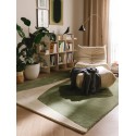 Taaskasutatud materjalist vaip Smilla Green 120x170 cm