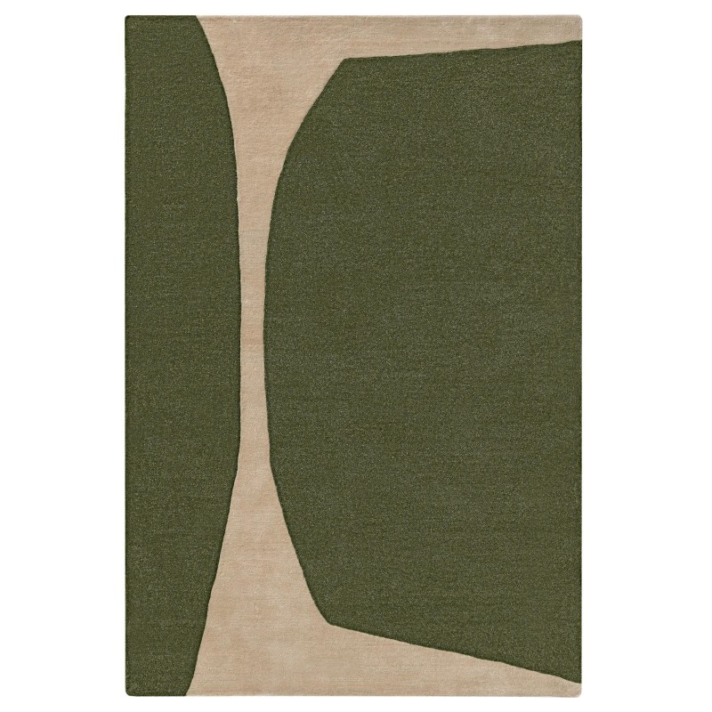 Taaskasutatud materjalist vaip Smilla Green 200x300 cm