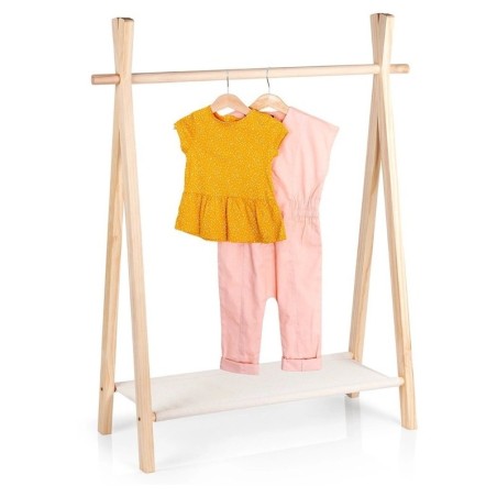Laste riidestange puit/kangas 80,5x30x100 cm | FreshDesign.ee