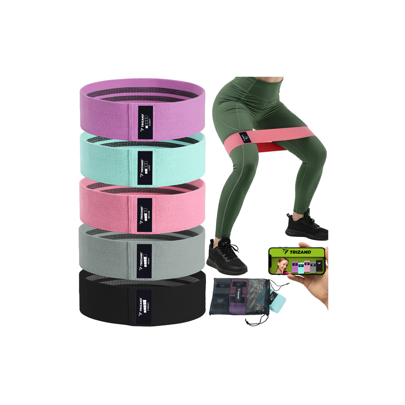 Vastupanu treeningkummid, kummilindid 5 tk | FreshDesign.ee