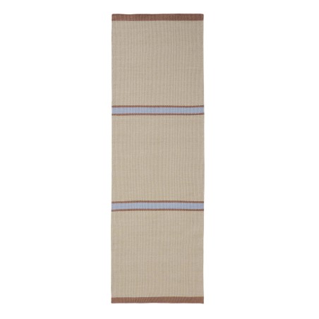 Wool Runner Livio Beige/Blue 80x250 cm