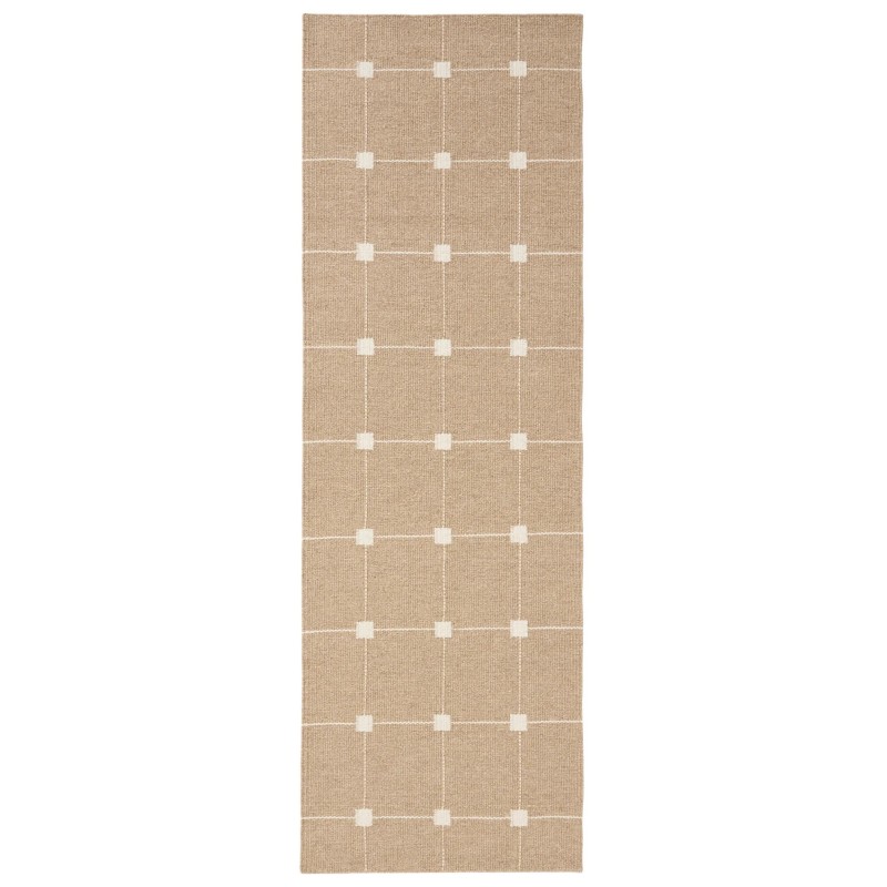 Wool Runner Grady Beige 80x250 cm