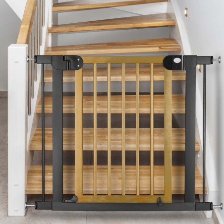 Turvavärav must / puit 76–104 cm | FreshDesign.ee