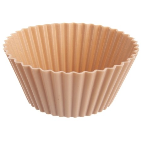 Silikoonist muffinitopsid, beež, 6,5 cm, 6 tk.