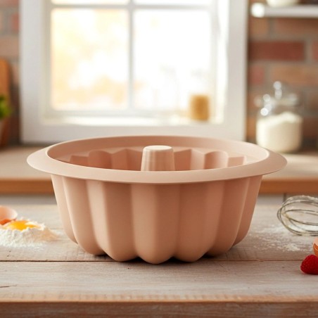 Silikoonist tordivorm korstnaga, beež, 26 cm